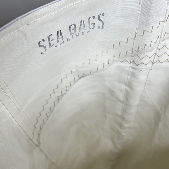 Great Diamond Island Maine Tote by Sea Bags Handmade from Recycled Sails - Picture 5 of 8